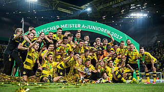 Der Deutscher Meister der A-Junioren 2017 heißt: Borussia Dortmund! © Getty Images