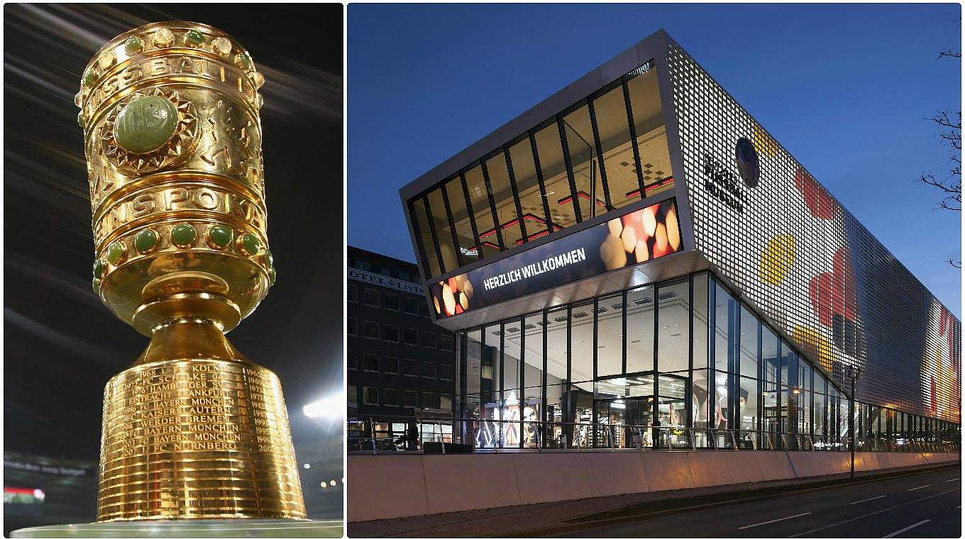 Festes Zuhause der DFB-Pokalauslosung: das Deutsche Fußballmuseum in Dortmund © DFB