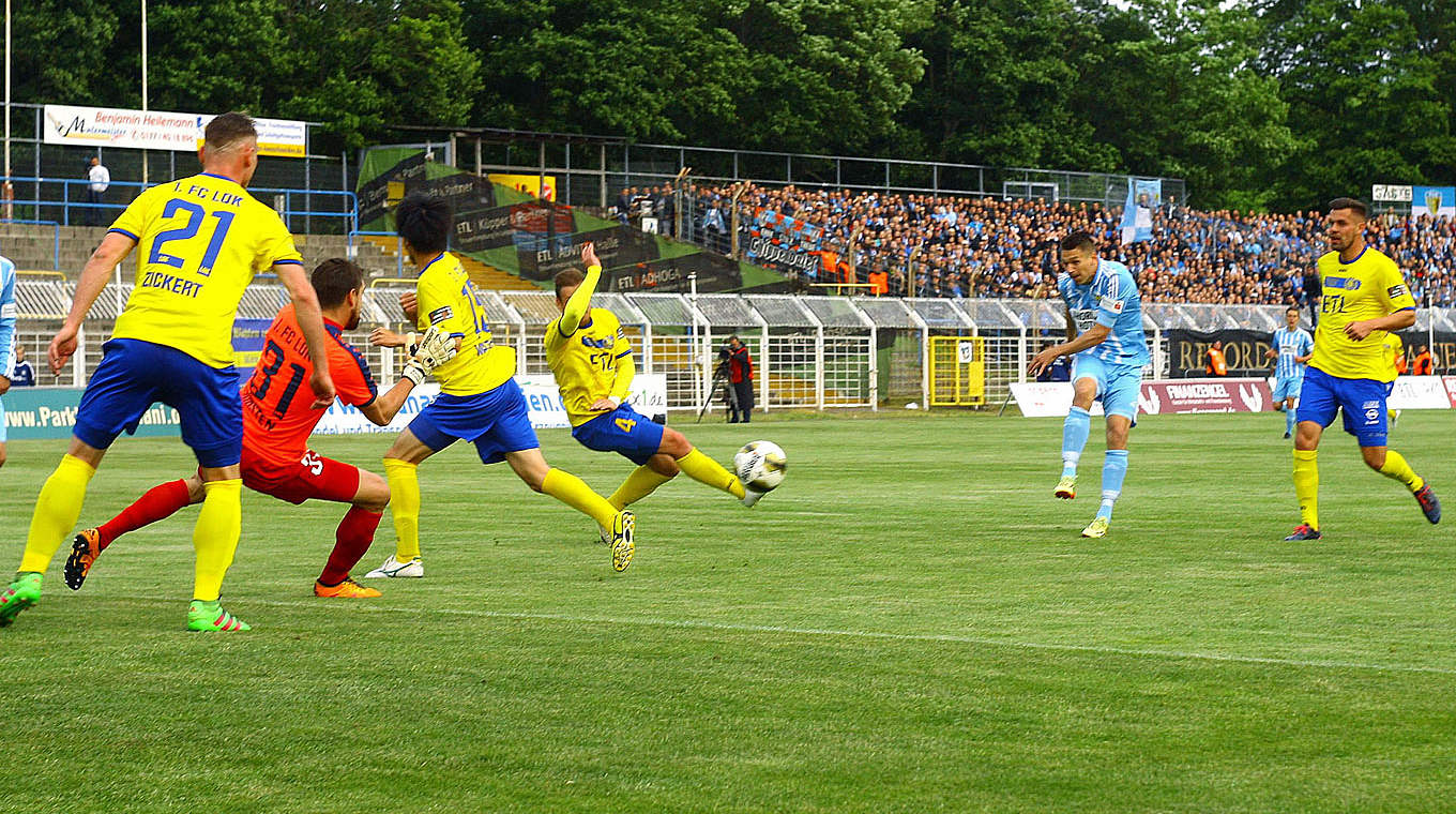 Nach Verbandspokalsieg im Lostopf für die erste DFB-Pokalrunde: Chemnitzer FC © imago/Kruczynski