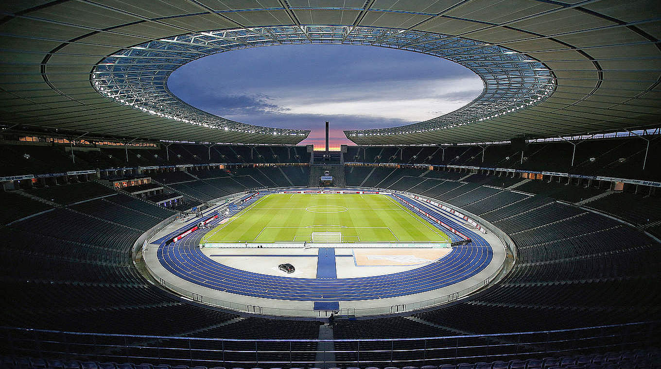 The final will be held in the Olympiastadion for the 33rd consecutive time.  © 
