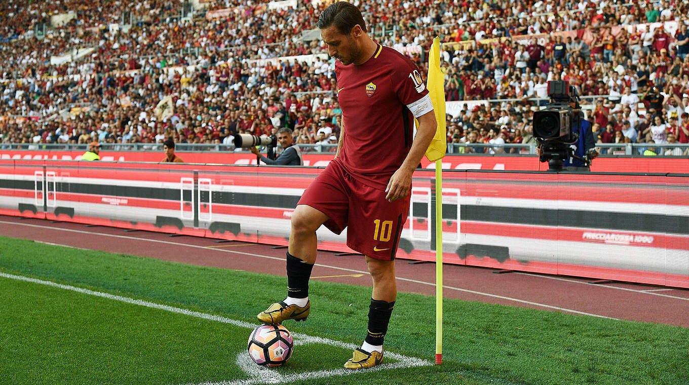 Nach 24 Profijahren beim AS Rom: Francesco Totti beendet seine Karriere © This content is subject to copyright.