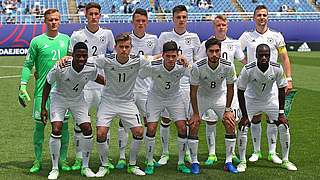 Germany's U20 men qualified for the last 16 of the World Cup after finishing third in their group.  © 
