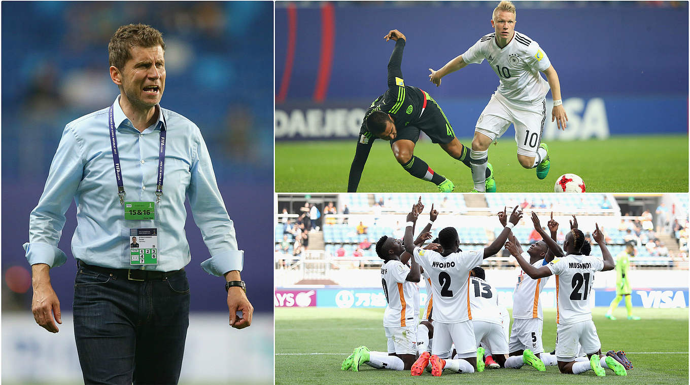 Streichsbier vorm WM-Achtelfinale: "Sind mit der bisherigen Leistung nicht zufrieden" © FIFA/Collage DFB
