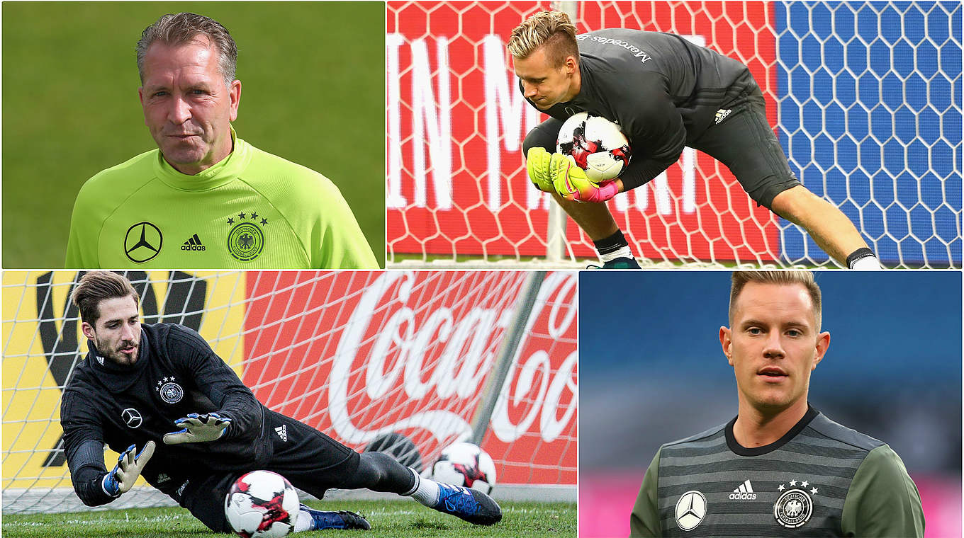 "Beim Confed Cup Erfahrungen sammeln": Köpke über Leno, ter Stegen, Trapp (v.o.l.) © Getty