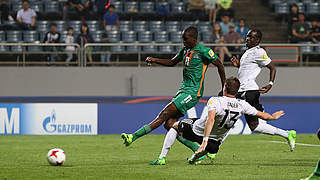 Enock Mwepu fired Zambia to victory against the Germany under-20s © 2017 FIFA