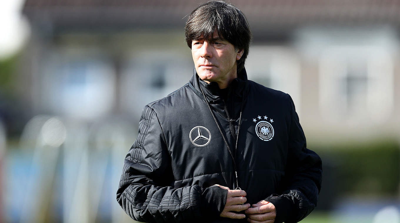 Löw: "Development is important."  © 2017 Getty Images