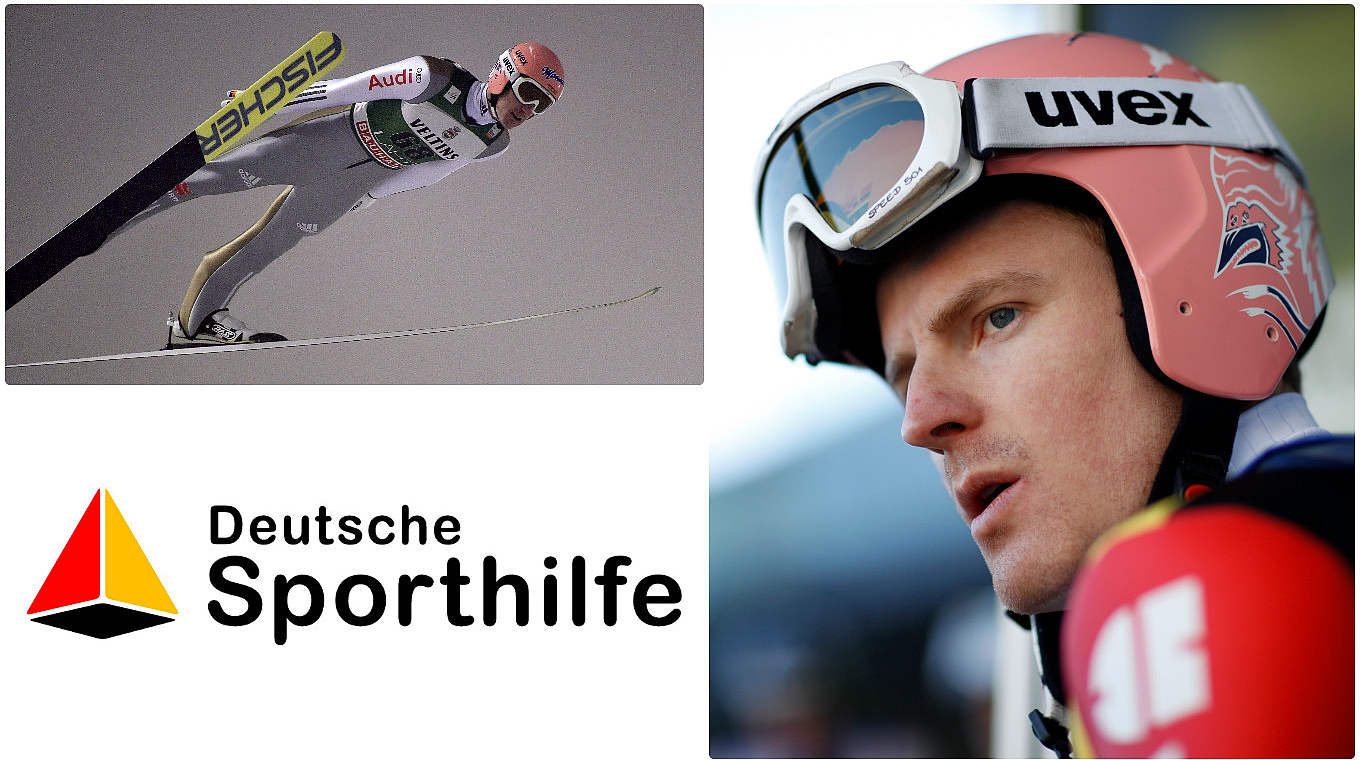 Flieger: Skispringer Severin Freund erhielt Unterstützung von der Sporthilfe.  © Getty Images