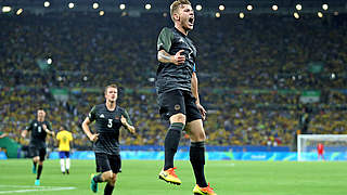 Meyer was on the scoresheet in the Olympic team's final against Brazil last summer. © Getty Images