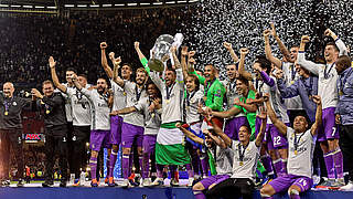 Zwölfter Triumph in Europas Königsklasse: Real Madrid jubelt in Cardiff  © AFP/Getty Images
