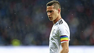 Julian Draxler captained Germany for the second time on Tuesday night.  © 2017 Getty Images