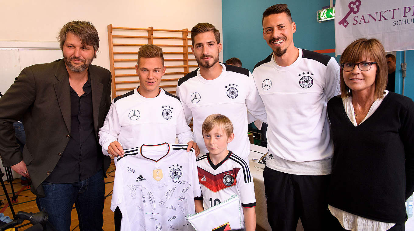 "Leben ist lockerer hier": Kimmich, Trapp und Wagner auf Schulbesuch in Kopenhagen © GES/Marvin Ibo GÃ¼ngÃ¶r