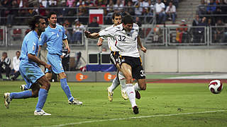 Halbes Dutzend in Nürnberg: 2007 besiegt Deutschland San Marino 6:0 © 2007 Getty Images