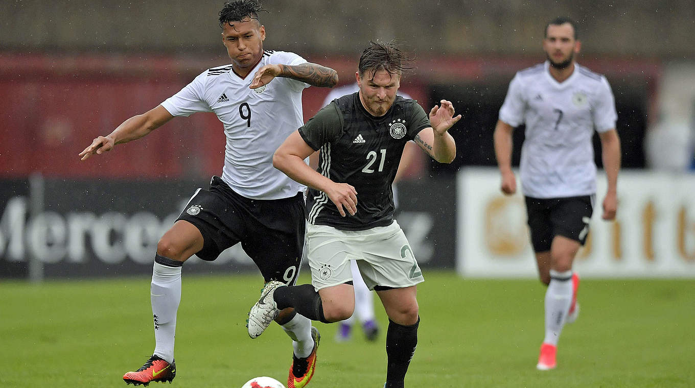 Intensiver Test: Die U 21 besiegt die deutsche Studentennationalmannschaft mit 4:0 © imago/MIS