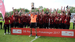 Amateur side SF Dorfmerkingen face Bundesliga runners-up RB Leipzig. © imago/Eibner
 © imago/Eibner