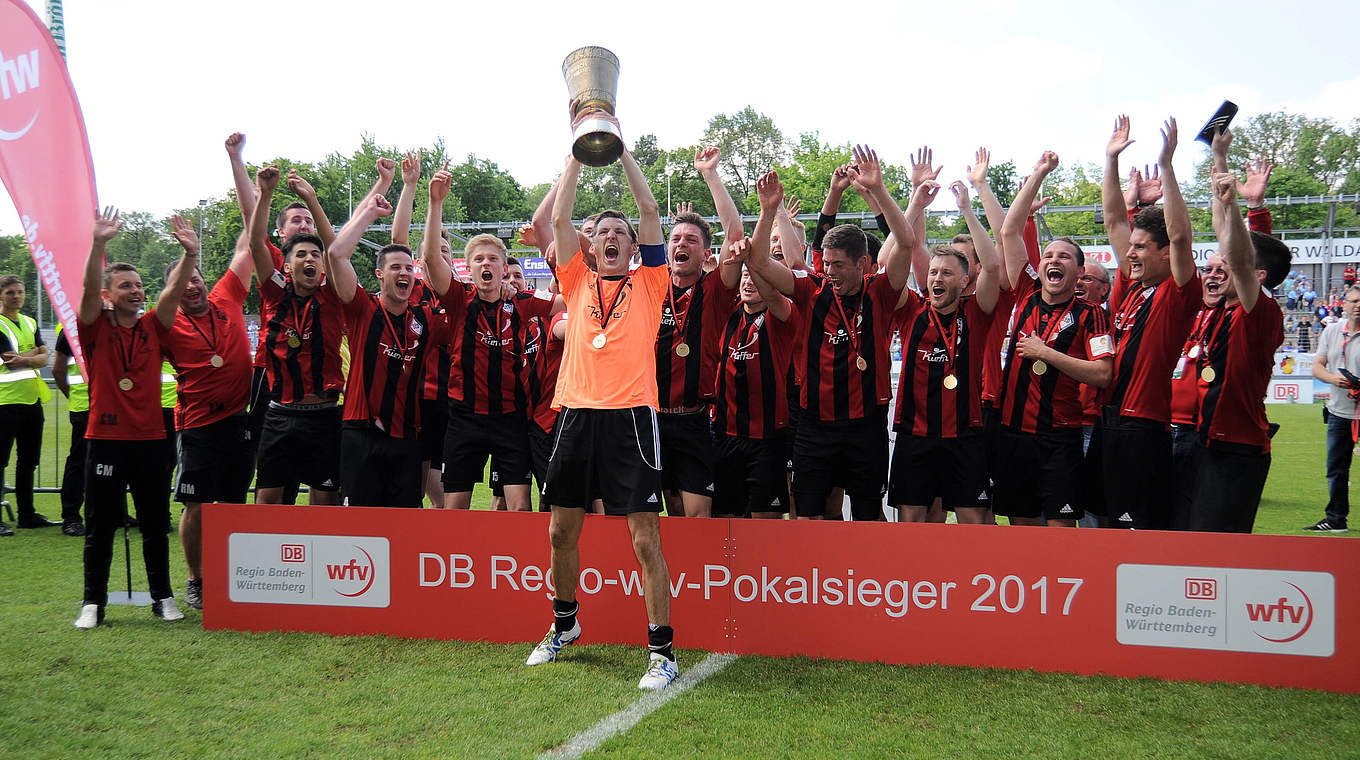 Amateur side SF Dorfmerkingen face Bundesliga runners-up RB Leipzig. © imago/Eibner
 © imago/Eibner