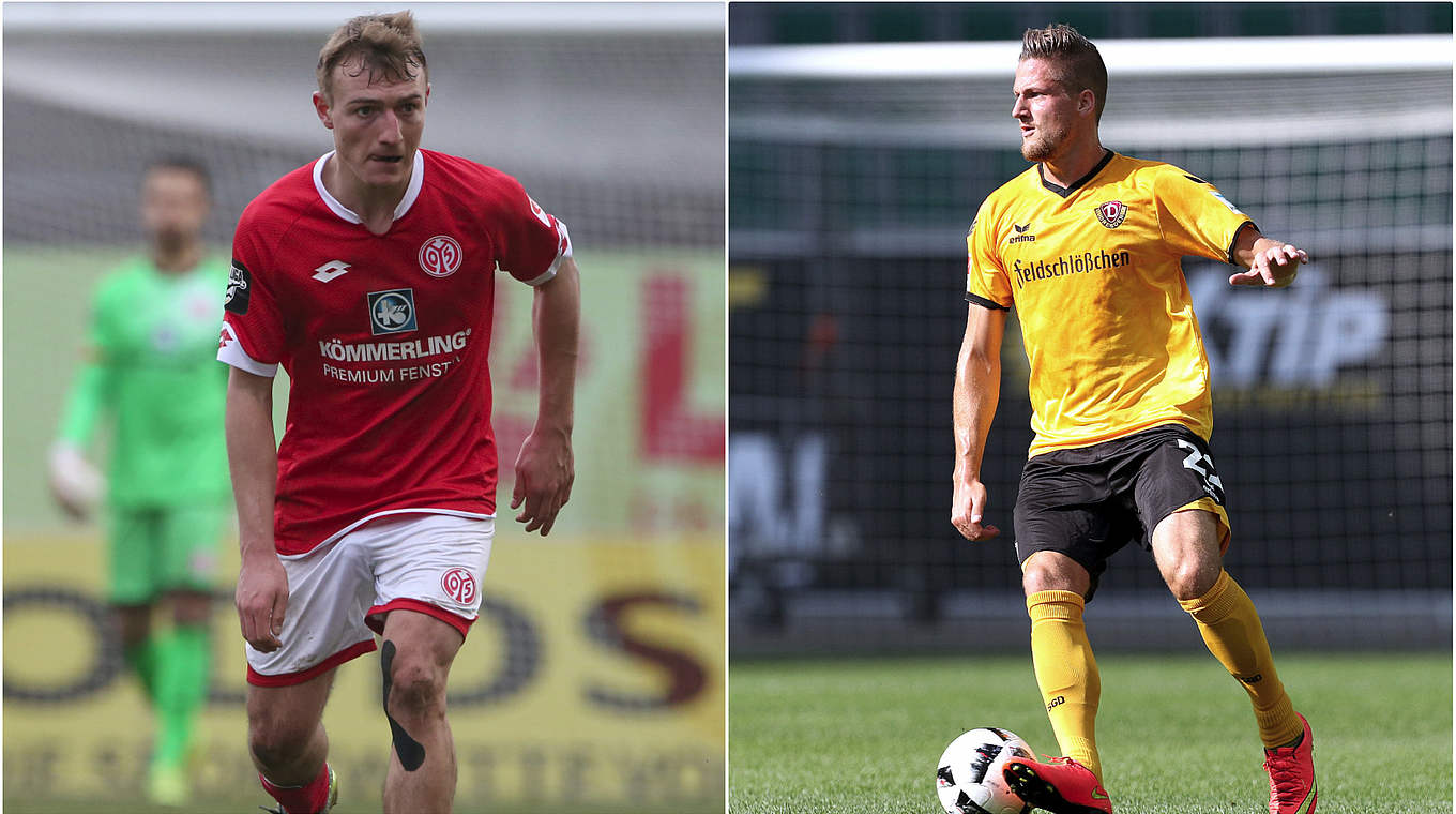 Zwei Neue für Halle: Daniel Bohl (l.) kommt aus Mainz, Hendrik Starostzik aus Dresden © Getty Images/Collage DFB