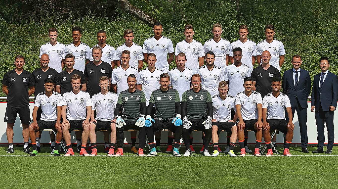 Das Mannschaftsfoto für die U 21-EURO © 2017 Getty Images