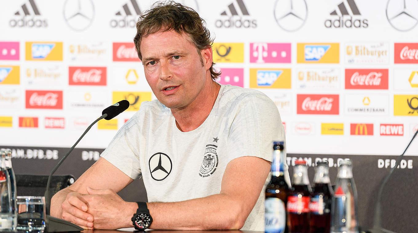 Sorg: "Confed Cup als Chance sehen, vielen Spielern Turniererfahrung zu geben" © GES/Alexander Scheuber