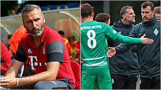 Duell um die Meisterschaft: Walters (l.) Bayern treffen auf Grotes Bremer © Getty Images/Collage DFB