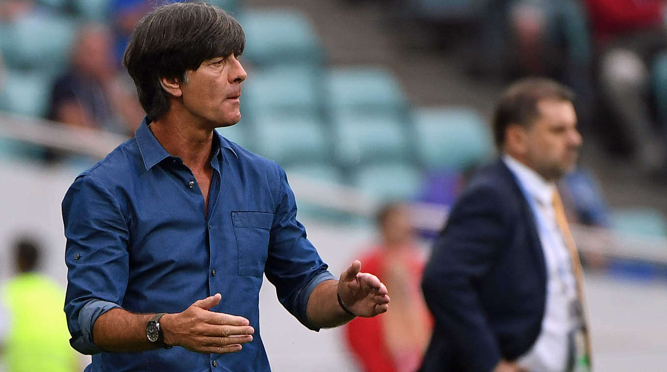 Bundestrainer Joachim Löw: "Wir haben eine sehr gute erste Halbzeit gespielt" © AFP/Getty Images