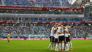 Gelungener Auftakt: DFB-Team feiert 3:2 gegen Australien beim Confed Cup © 2017 Getty Images