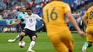 Lars Stindl scored his first goal in his third appearance for his country.  © 2017 Getty Images