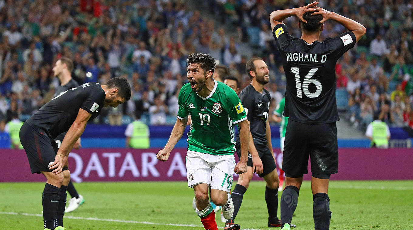 Mexiko jubelt: Neuseeland ist nach hartem Kampf geschlagen © 2017 Getty Images