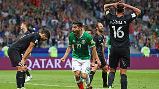 Mexiko jubelt: Neuseeland ist nach hartem Kampf geschlagen © 2017 Getty Images