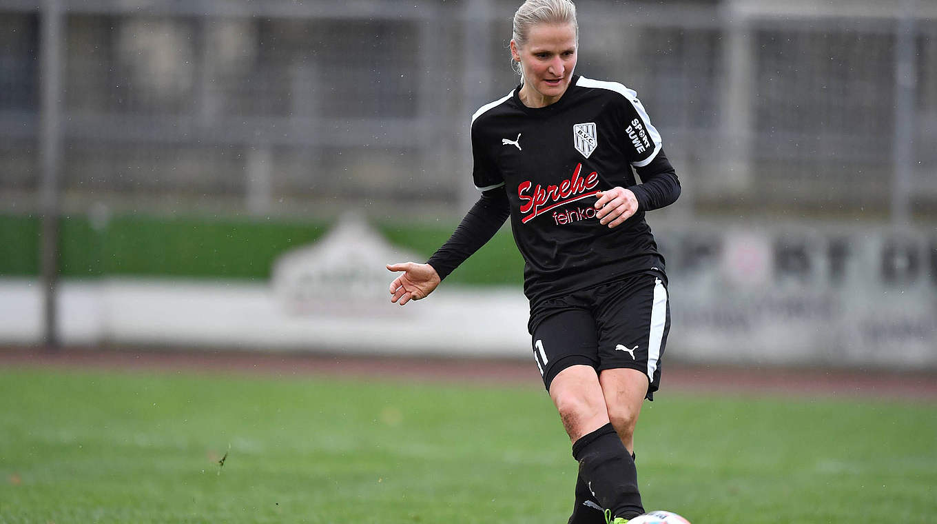 Wird vor dem Spiel gegen Henstedt-Ulzburg geehrt: BVC-Torjägerin Agnieszka Winczo © imago/foto2press