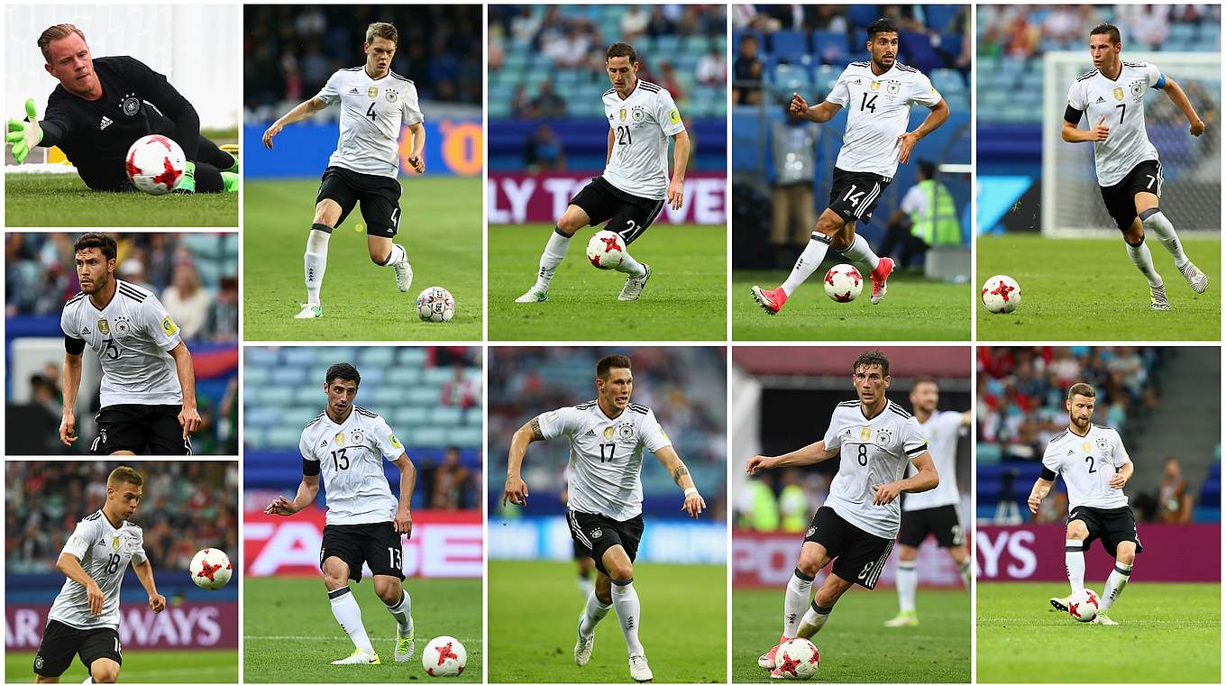 Mit vier Neuen gegen Chile: ter Stegen, Süle, Ginter und Can rücken ins Team © AFP/Getty Images/Collage DFB