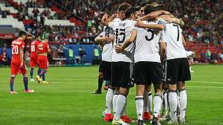 3:2 gegen Australien, 1:1 gegen Chile: Nun trifft das DFB-Team in Sotschi auf Kamerun © 2017 Getty Images