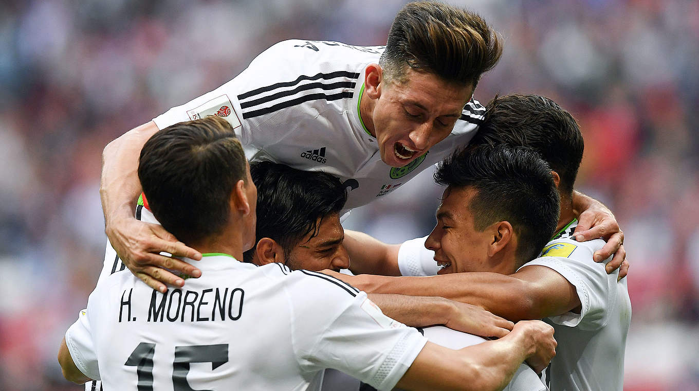 Das Turnier geht für Mexiko weiter: Die Mittelamerikaner besiegen Russland © AFP/Getty Images