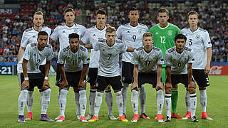 Deutschland zieht als bester Gruppenzweiter ins Halbfinale ein und trifft auf England: Italien gewinnt nach dem 1:0 (1:0) gegen Deutschland die Gruppe C © SPORTSFILE