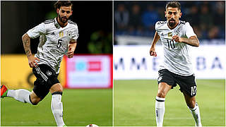 Premieren beim Confed Cup in Russland: Marvin Plattenhardt (l.) und Kerem Demirbay © Getty Images/Collage DFB