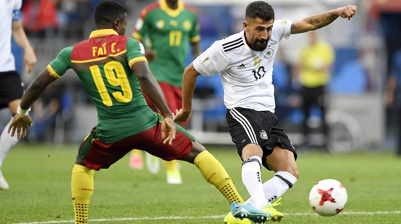 Demirbay's long-range strike opened the scoring for Germany © GES/Marvin Ibo Guengoer