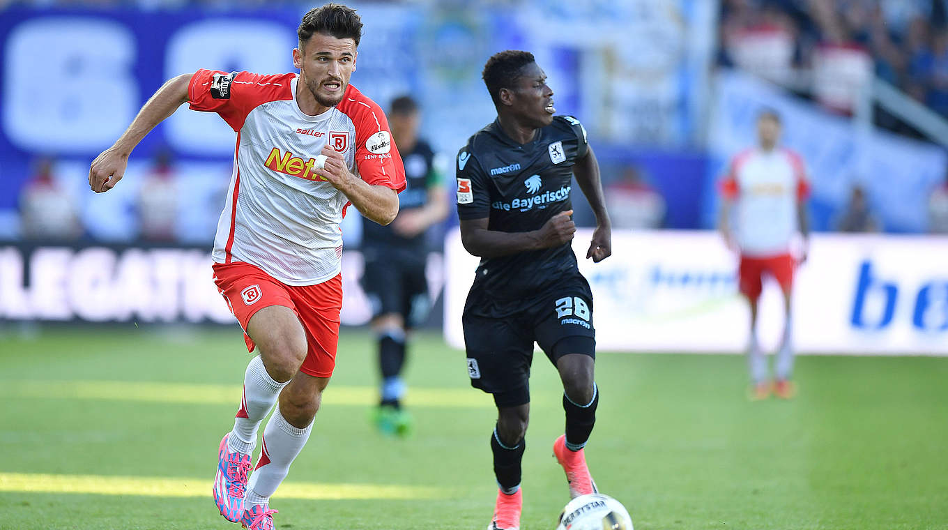 Wechselt von Regensburg nach Meppen: Haris Hyseni (l.) © 2017 Getty Images