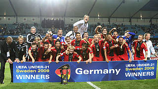 Fünf U 21-Europameister werden 2014 auch Weltmeister: die DFB-Auswahl 2009 © 2009 Getty Images