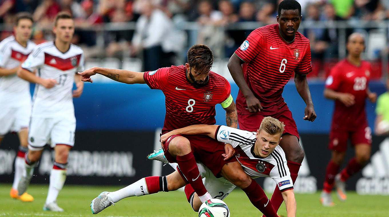 EM 2015 in Tschechien: Die deutsche U 21 geht im Halbfinale gegen Portugal 0:5 unter © 2015 Getty Images