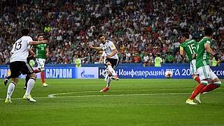Goretzka opens the scoring within six minutes of kick-off.  © GES-Sportfoto