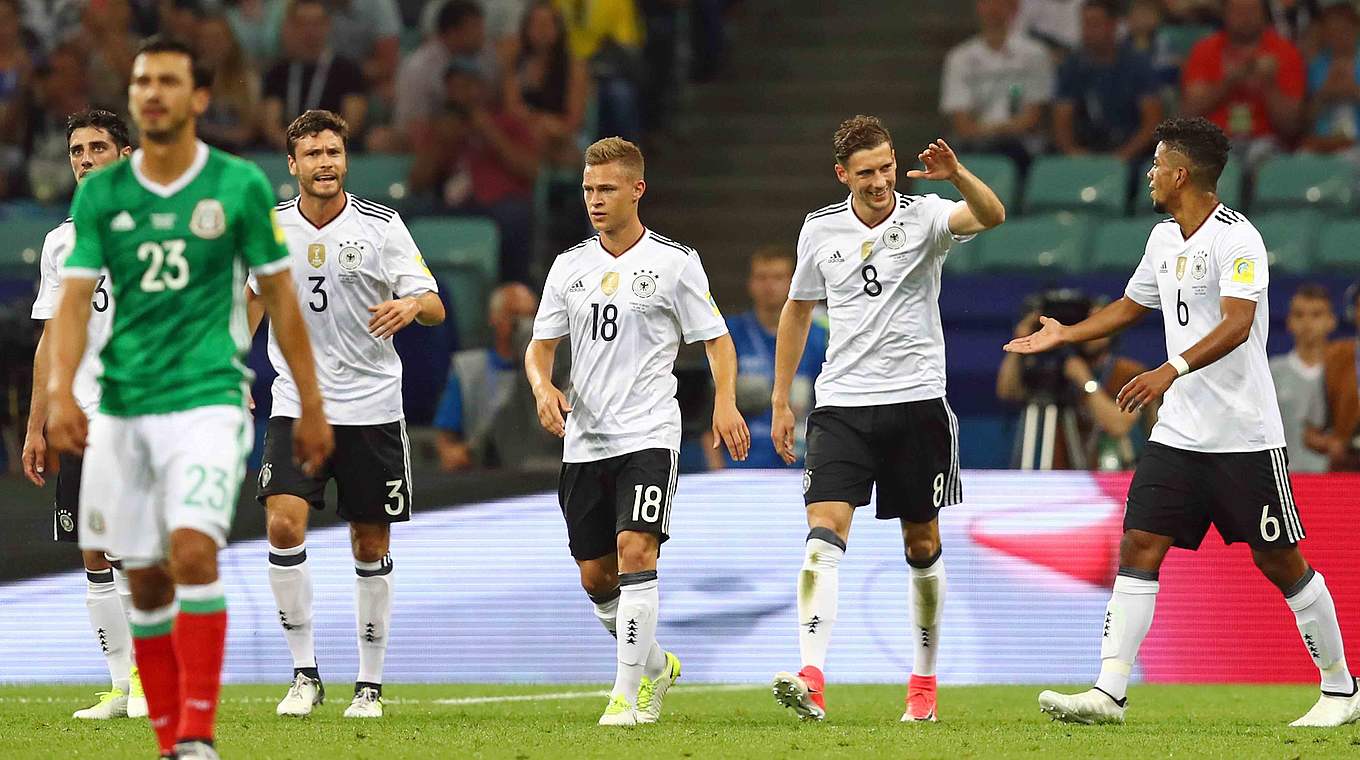 Konzentriert und effektiv: Deutschland steht nach dem Sieg gegen Mexiko im Endspiel © 2017 Getty Images