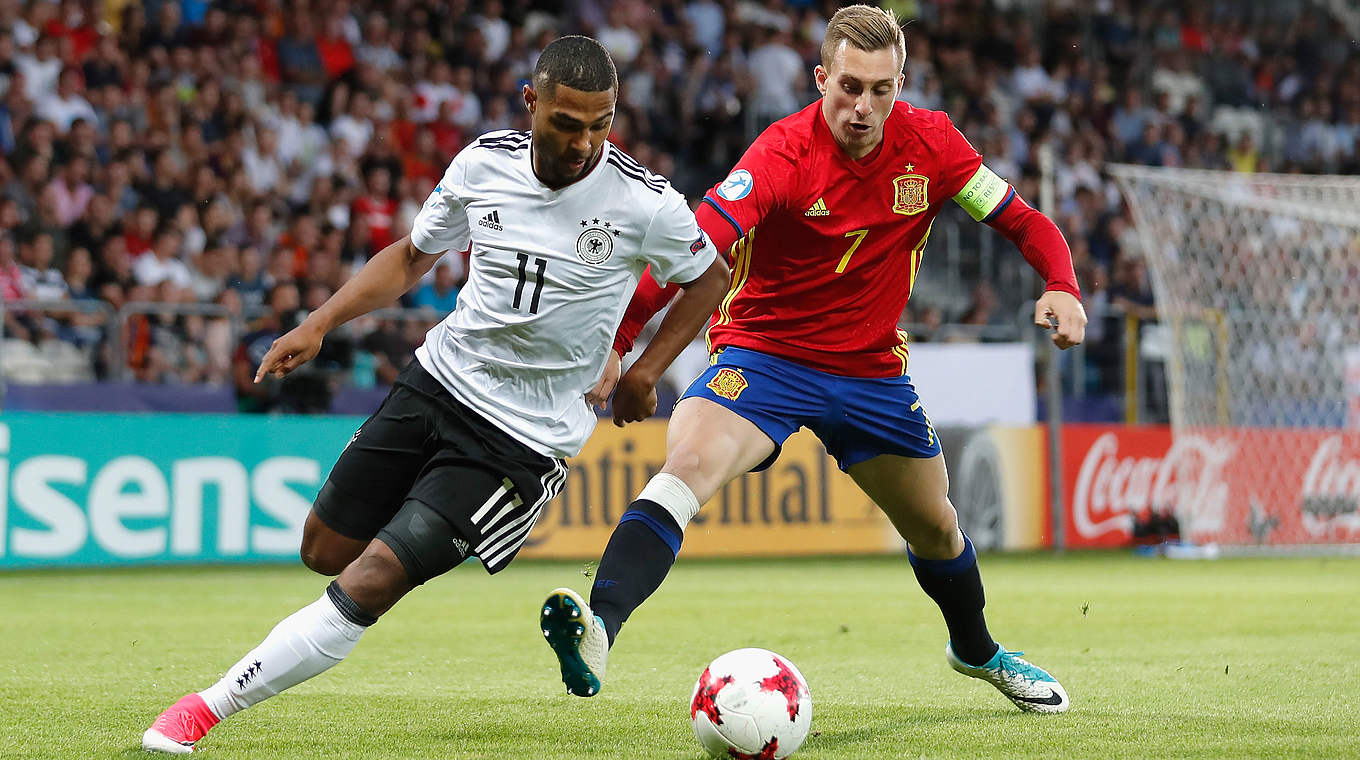 Einmal mehr ein Aktivposten des DFB-Teams: Serge Gnabry (l.) © 2017 UEFA