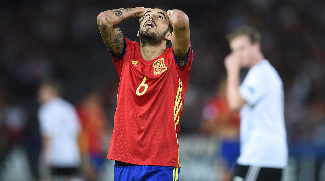 Spanien unterliegt Deutschland nach einem temporeichen Finale mit 1:0 © SPORTSFILE