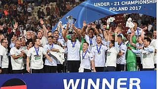 Germany lifted the under-21 Euros for the first time since 2009.  © This content is subject to copyright.