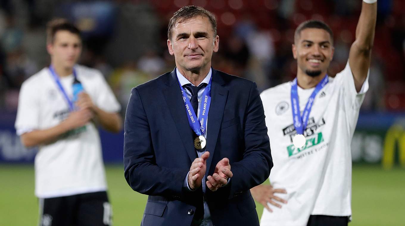 Head coach Stefan Kuntz has now claimed the European under-21 Championship title as both a player and a manager  © Getty Images