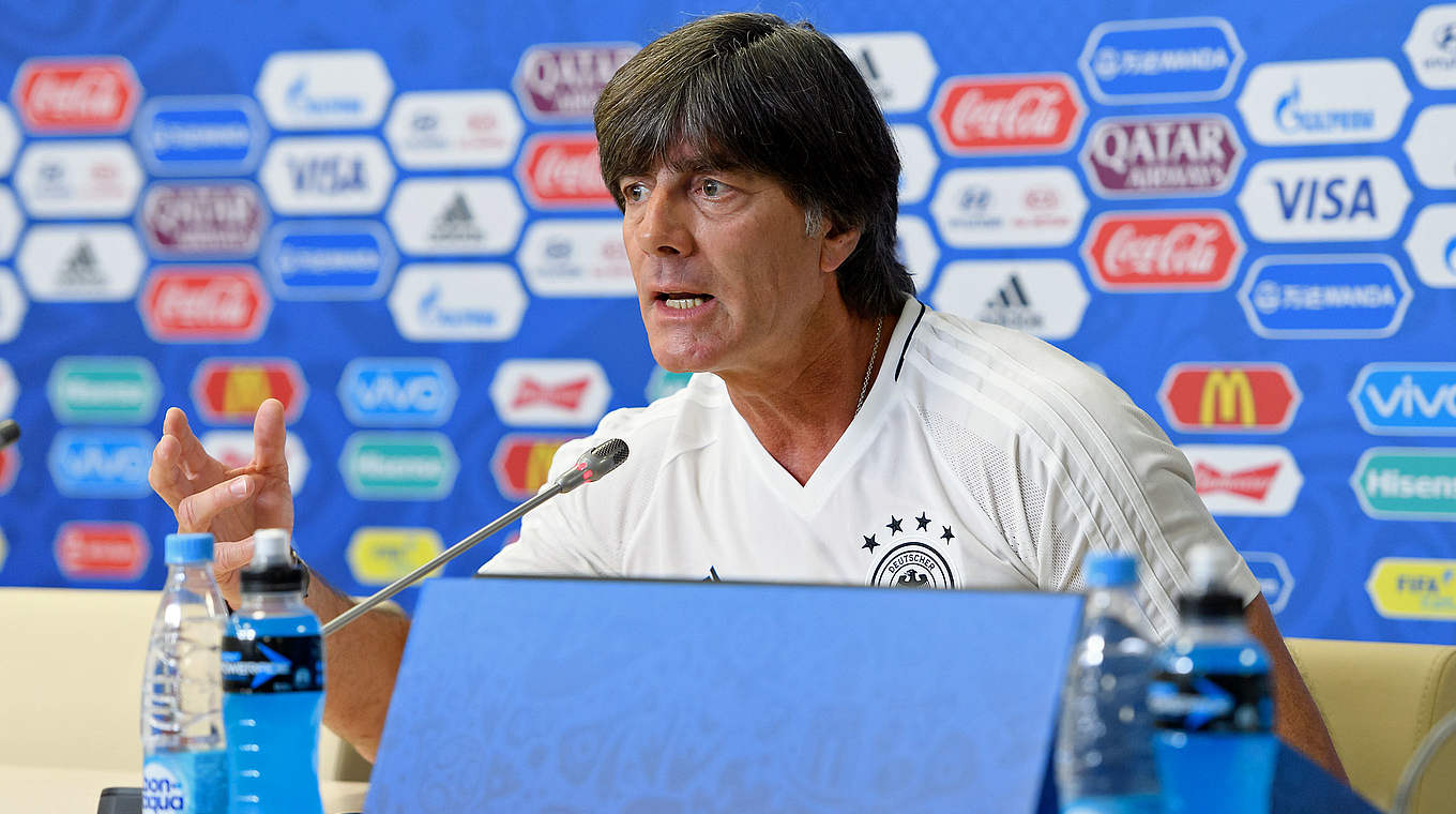 Löw über Chile: "Acht, neun, zehn, elf Weltklassespieler in ihren Reihen" © GES/Marvin Ibo Güngör