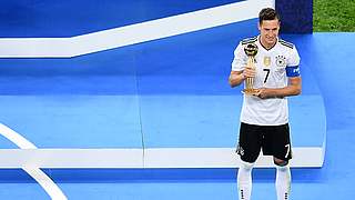 Germany captain Julian Draxler is named Confed Cup Player of the Tournament. © Getty Images