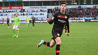 Havertz nach seiner Vertragsverlängerung: 