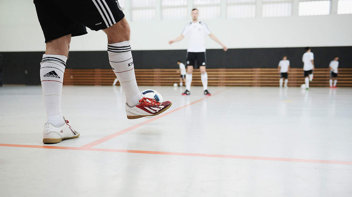 Mit 18 Spielern beim ersten von zwei Lehrgängen: die deutsche Futsalauswahl © 2016 Getty Images