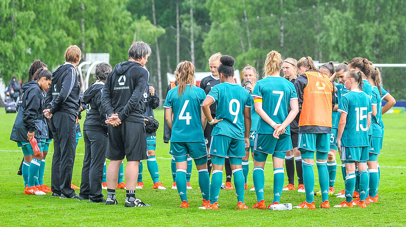 Im Spiel um Platz drei gegen Island gefordert: Die deutsche U 16 © 2017 Getty Images