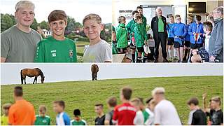 Viel Spaß in Malente: Teilnehmer der Fußball-Ferienfreizeit © DFB